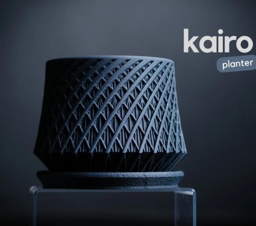 CACHE-POT KAIRO — Déco intérieure imprimé en 3D en France, vue 2