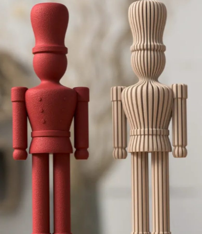 CASSE-NOISETTE DESIGN — 33 CM lot de 3 piece — Déco intérieure imprimé en 3D en France, vue 2