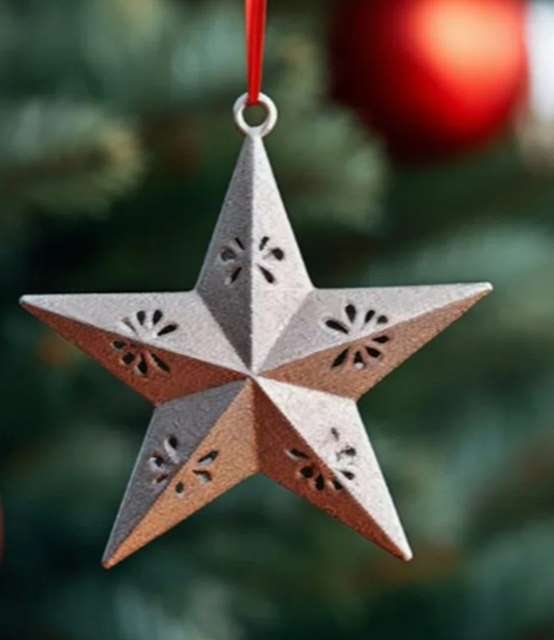 ÉTOILE AJOURÉE — NOËL lot de 100 unité — Déco intérieure imprimé en 3D en France, vue 2