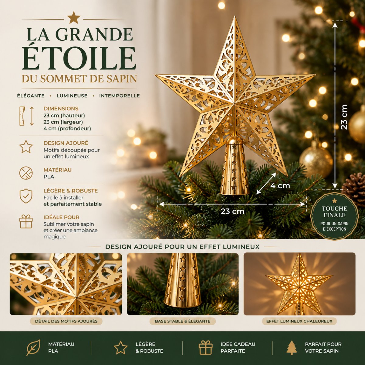 ÉTOILE DE CIME — imprimé 3D Made in France