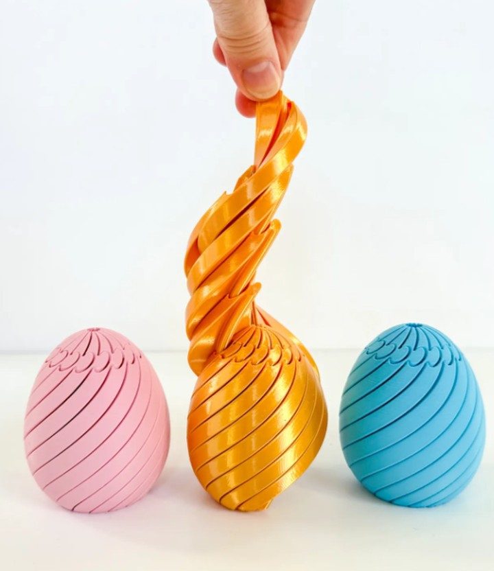FIDGET ŒUF GLISSANT — ANTI-STRESS — Enfant & jouet imprimé en 3D en France, vue 2