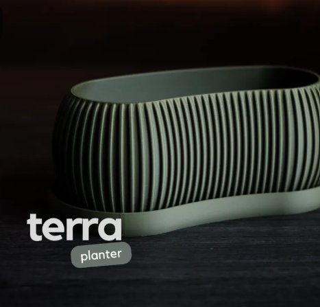 JARDINIÈRE TERRA — imprimé 3D Made in France