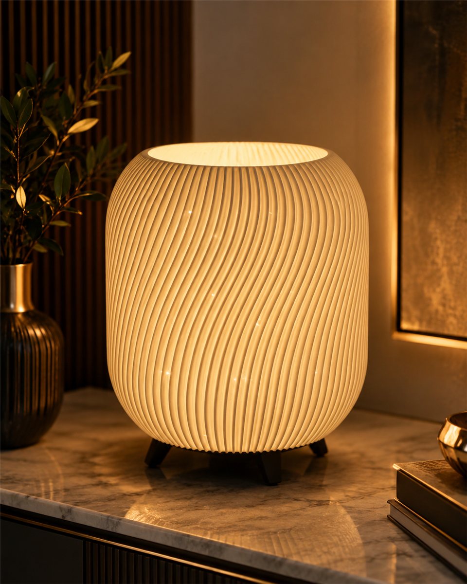 L'ÉQUILIBRE — Lampe organique — imprimé 3D Made in France