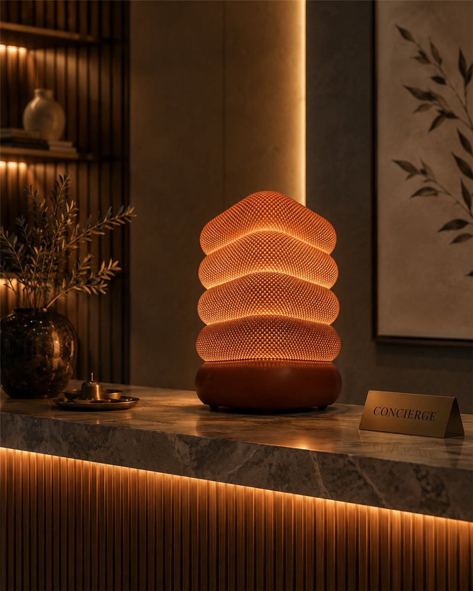 LA COCOON — Lampe organique — imprimé 3D Made in France