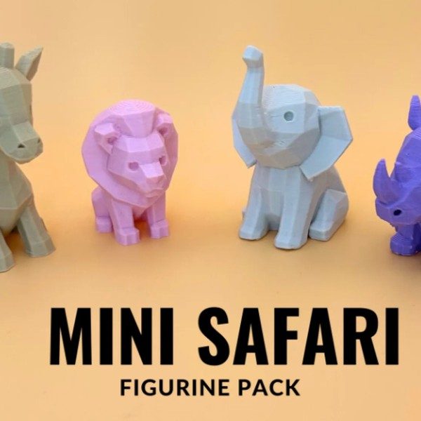 MINI SAFARI — FIGURINES — imprimé 3D Made in France