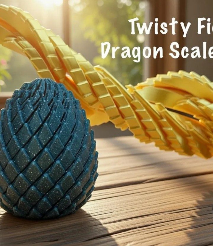 ŒUF DRAGON — ANTI-STRESS — imprimé 3D Made in France