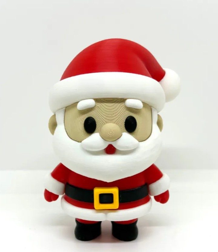 PÈRE NOËL — SUJET À POSER — imprimé 3D Made in France