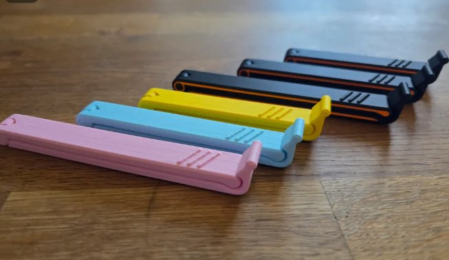 CLIP SACS · LOT DE 10 pièce — Cuisine & maison imprimé en 3D en France, vue 3