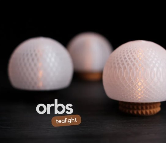 SPHÈRES BOUGEOIRS — imprimé 3D Made in France