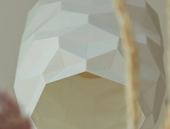 SUSPENSION HEX BIG — Déco intérieure imprimé en 3D en France, vue 2