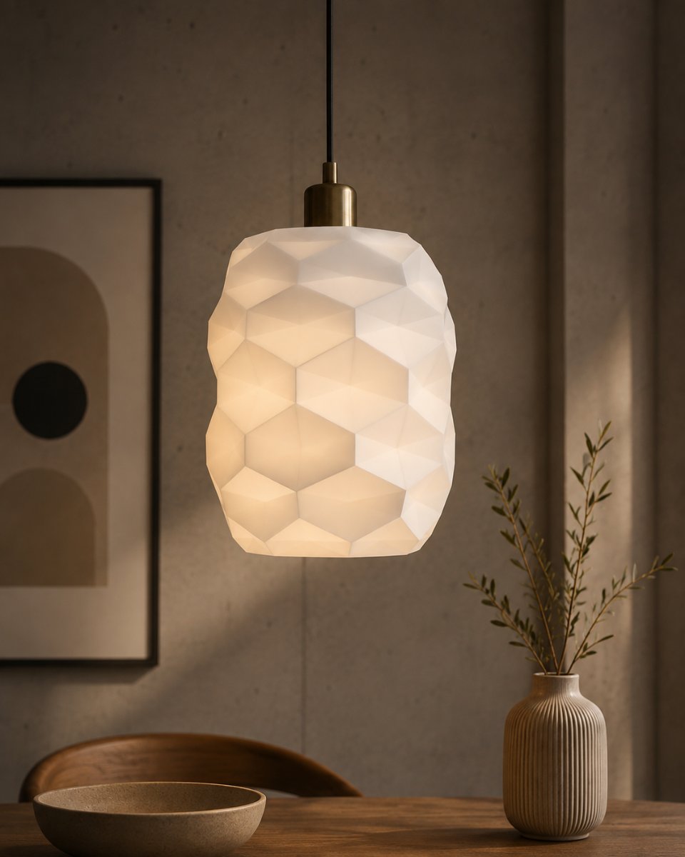 SUSPENSION HEX BIG — imprimé 3D Made in France