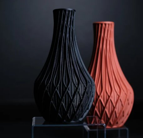 VASE FRACTAL — Déco intérieure imprimé en 3D en France, vue 2